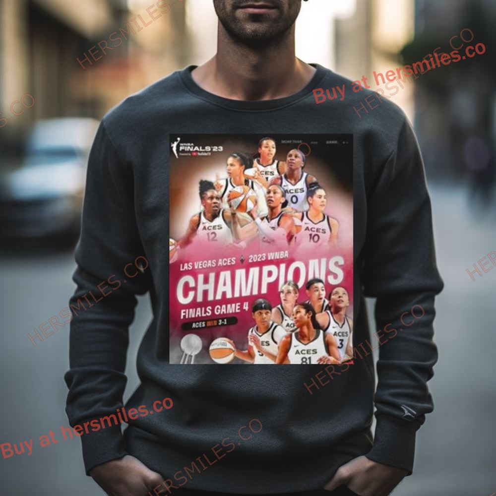 Las Vegas Aces 2023 Wnba Champions Finals Game 4 Shirt