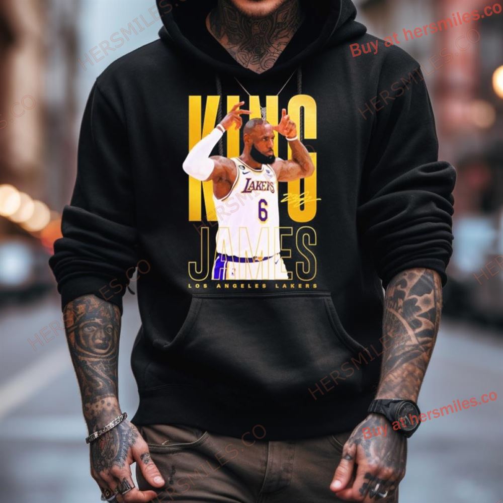 Lebron James King Los Angeles Lakers Signature 2023 Shirt Lebron James King Los Angeles Lakers Signature 2023 Shirt