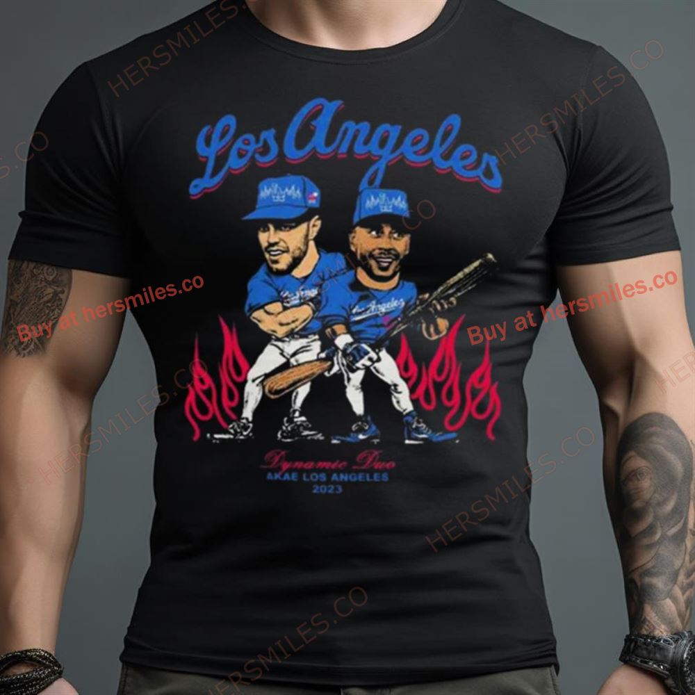 Los Angeles Dodgers Dynamic Duo Bettes 50 Freeman 5 2023 Shirt