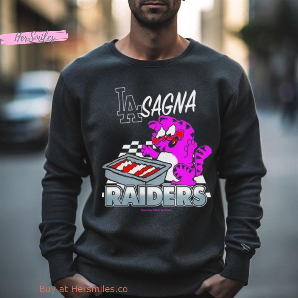 Los Angeles Dodgers Lasagna Raiders Shirt