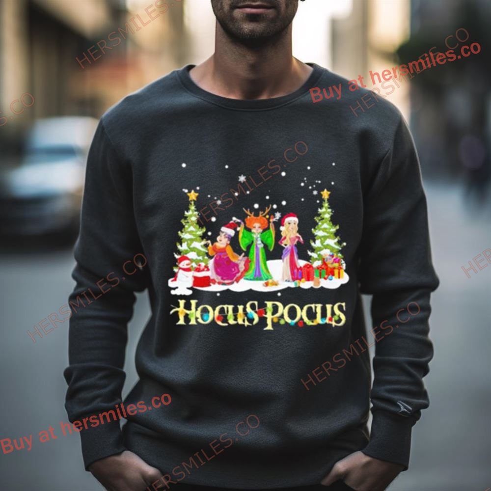 Merry Christmas Hocus Pocus Light Snow Shirt