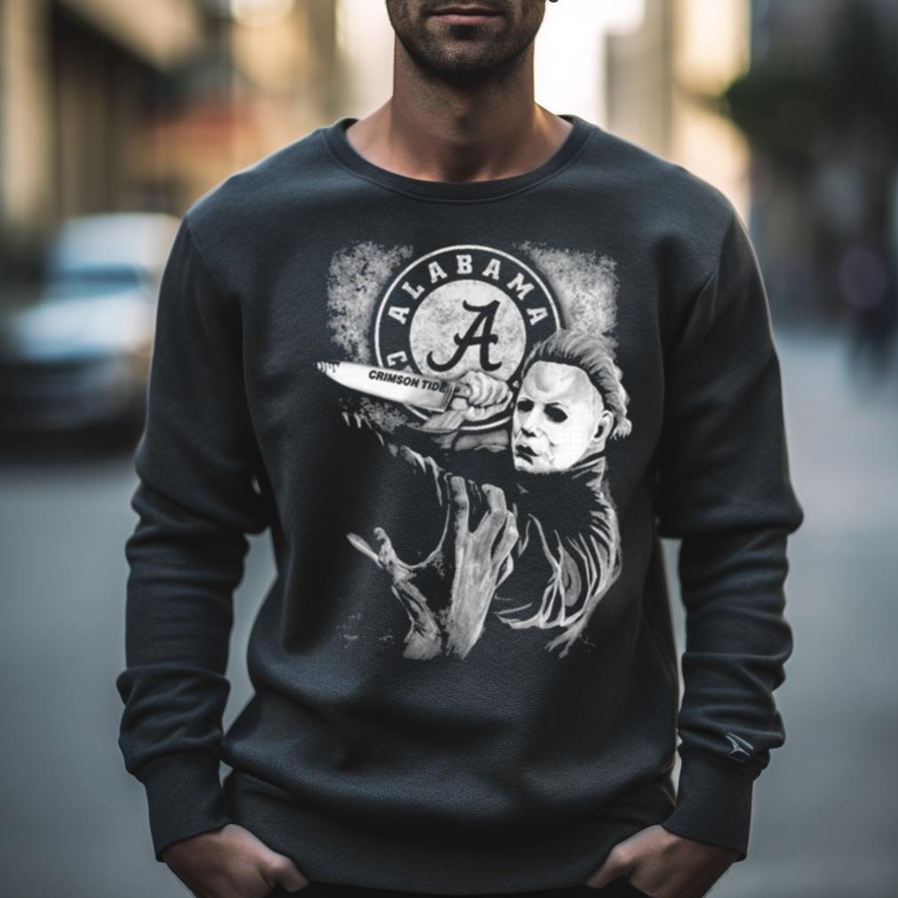 Michael Jason Myers Friday The 13Th Alabama Crimson Tide Halloween 2023 Shirt