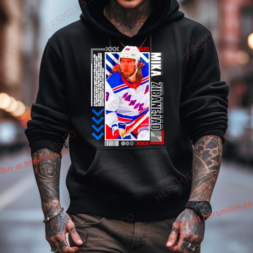 Mika Zibanejad Hockey Paper Poster Rangers Shirt Mika Zibanejad Hockey Paper Poster Rangers Shirt