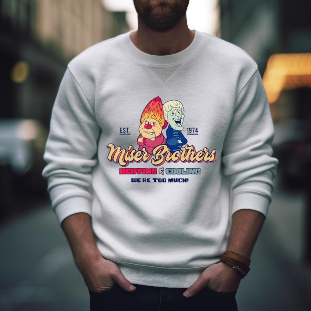 Miser Brothers Heating & Cooling Vintage Retro Vintage Shirt