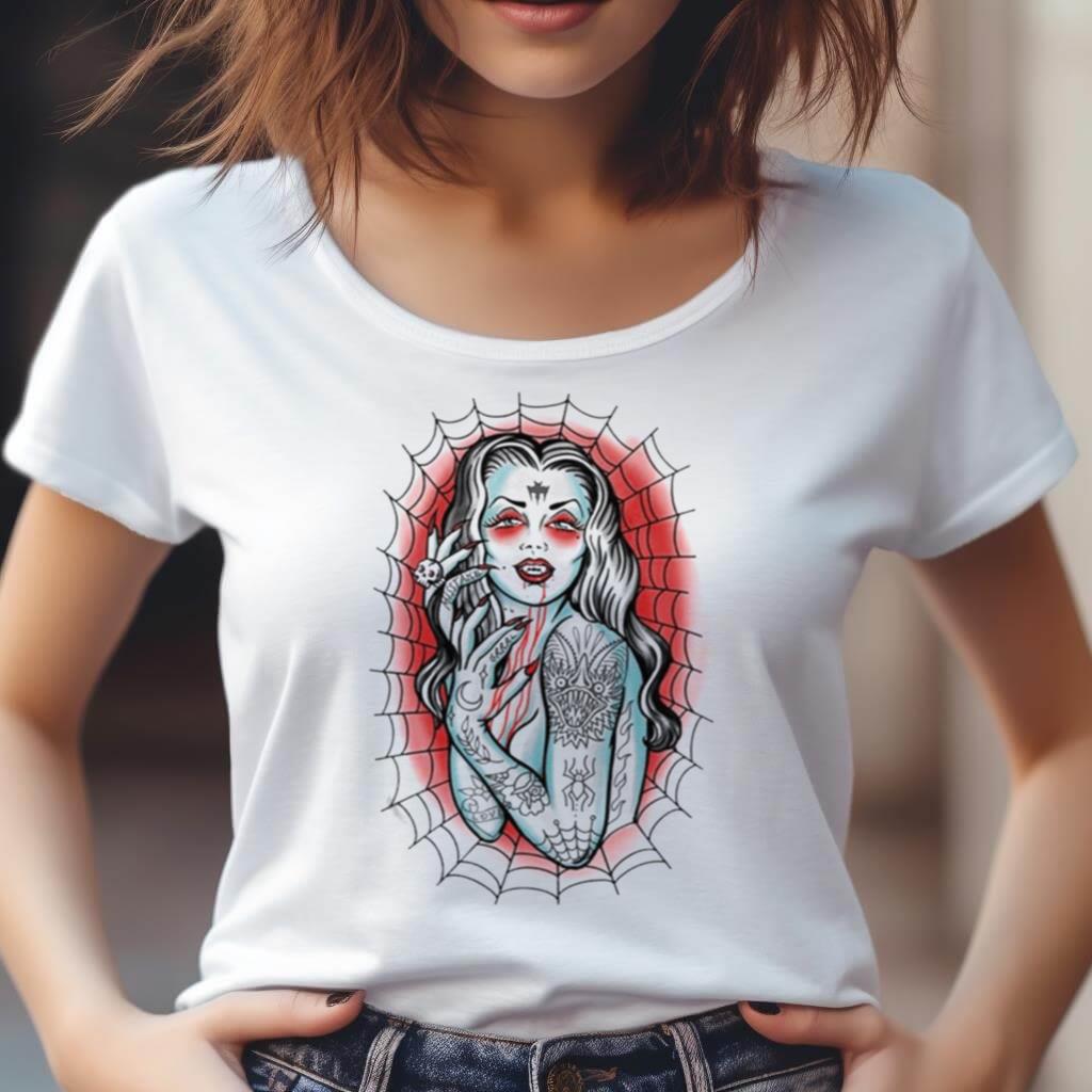 Misstake Vampiressa Zip Up Shirt Misstake Vampiressa Zip Up Shirt