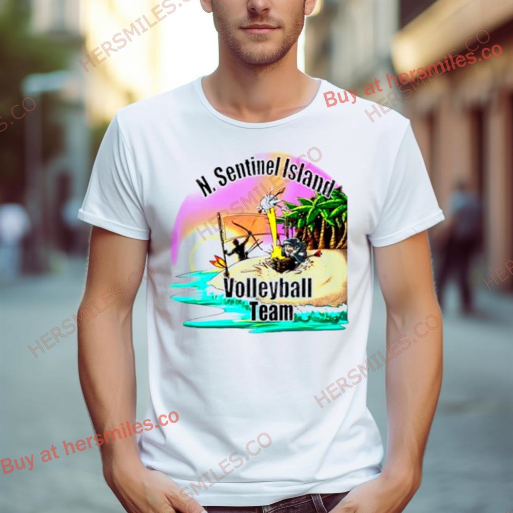N.Sentinel Island Volleyball Team Shirt