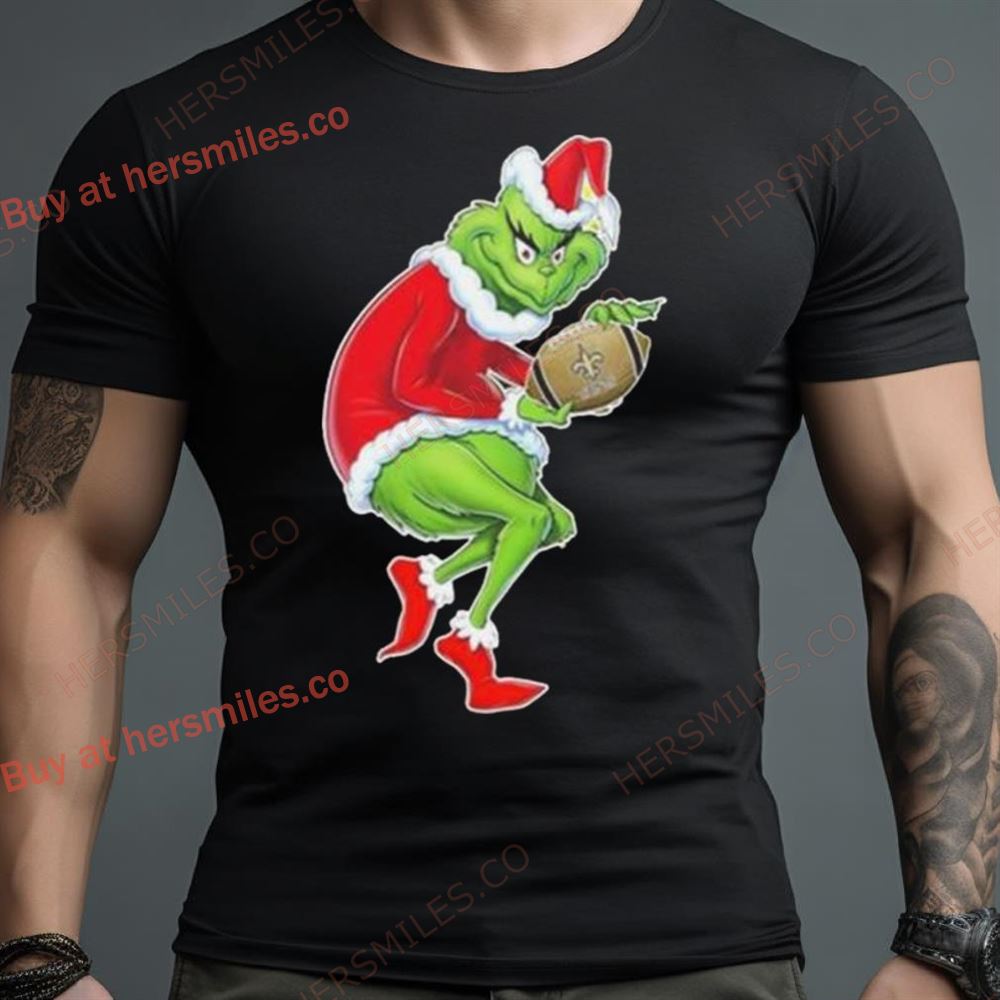 New Orleans Saints Grinch Merry Christmas 2023 Shirt