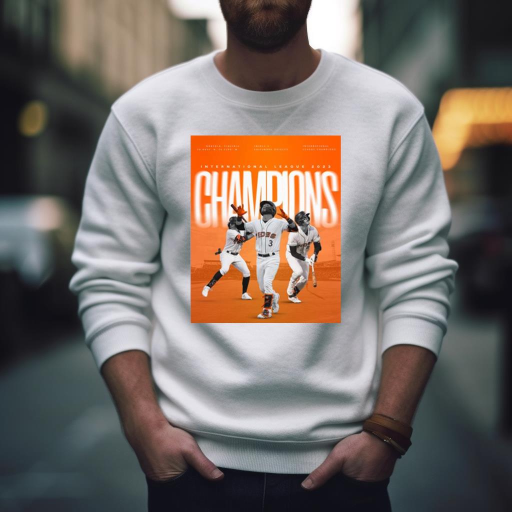 Norfolk Tides International League 2023 Champions Poster Shirt