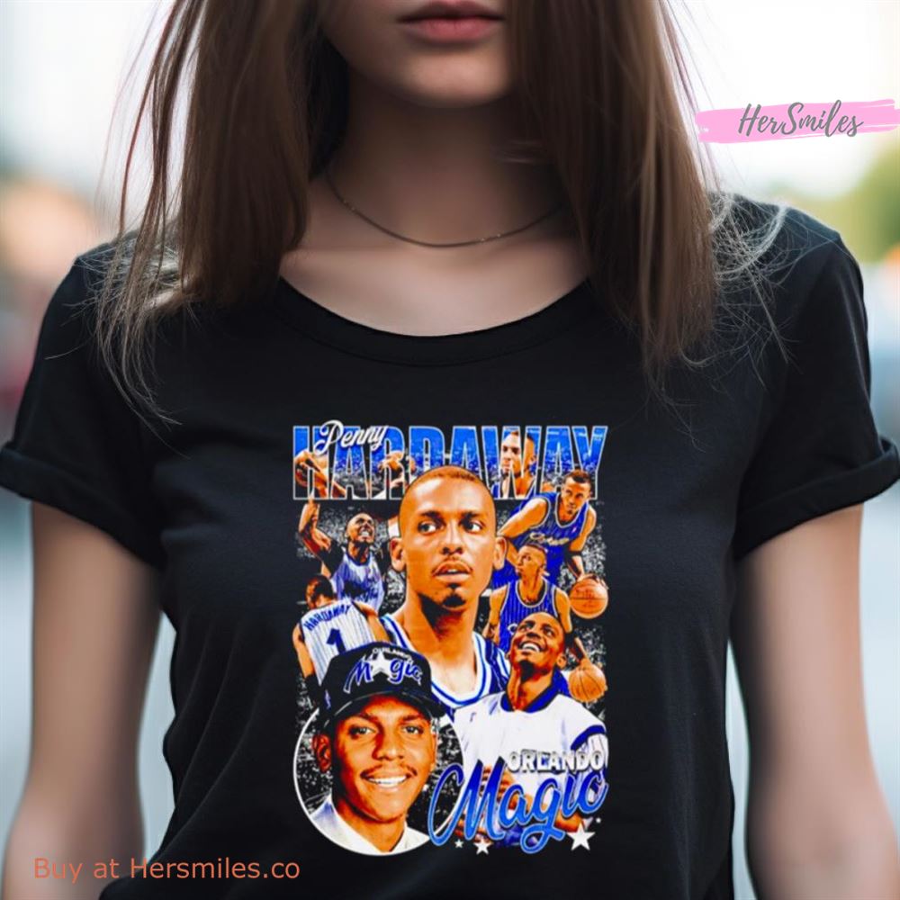 Penny Hardaway Orlando Magic Nba Basketball Retro Shirt Penny Hardaway Orlando Magic Nba Basketball Retro Shirt