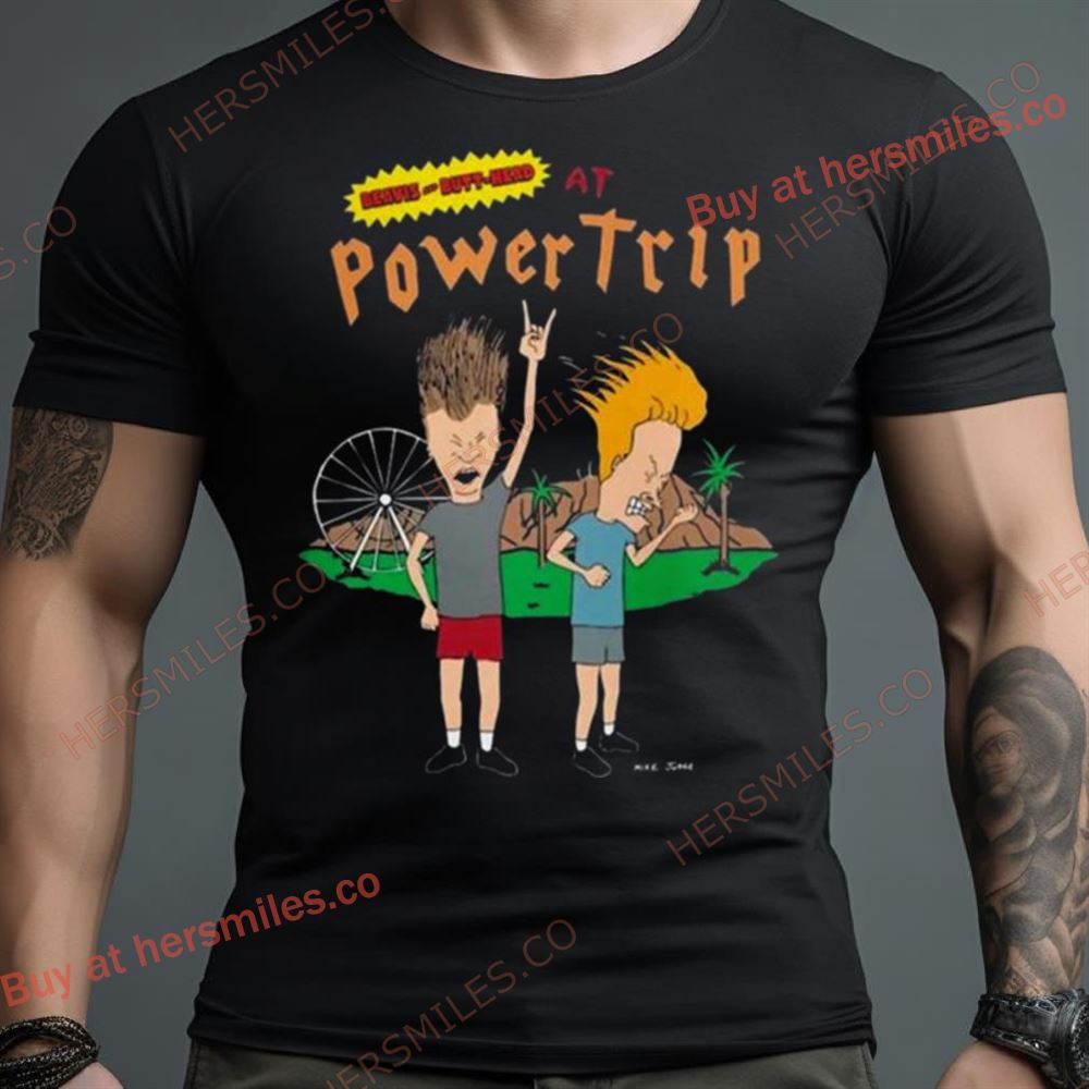 Power Trip Rock Festival Beavis & Butthead 2023 Shirt
