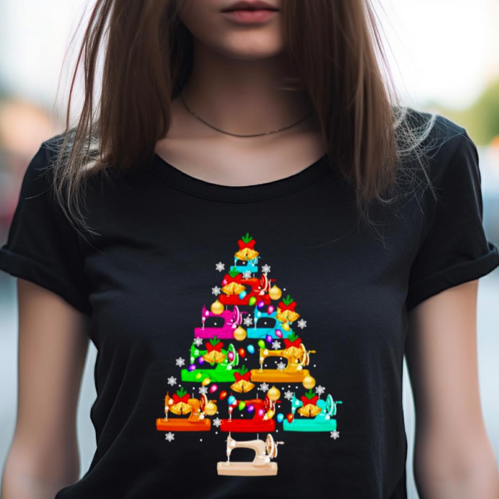 Quilt Sewing Lover Christmas Tree Shirt Quilt Sewing Lover Christmas Tree Shirt