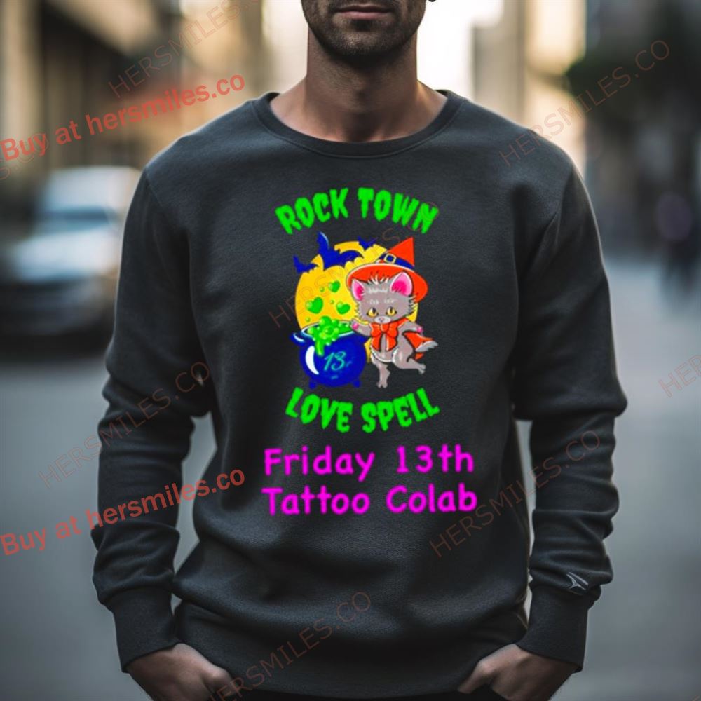 Raccoon Rock Town Love Spell Friday 13Th Tattoo Collab Shirt
