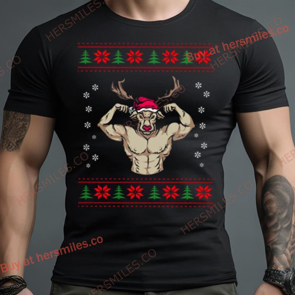 Reindeer This Is My Christmas Pajama Shirt