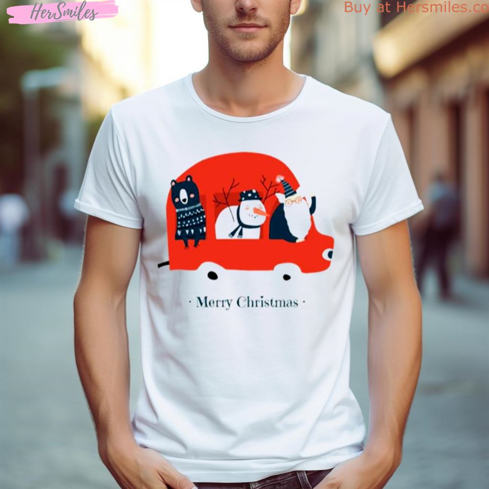 Santa Car Shirt
