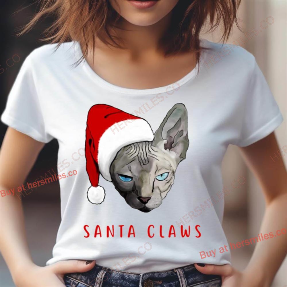Santa Cat Christmas Shirt Santa Cat Christmas Shirt
