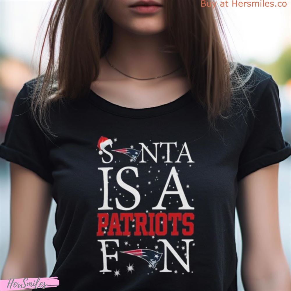 Santa Is A New England Patriots Fan 2023 Shirt Santa Is A New England Patriots Fan 2023 Shirt
