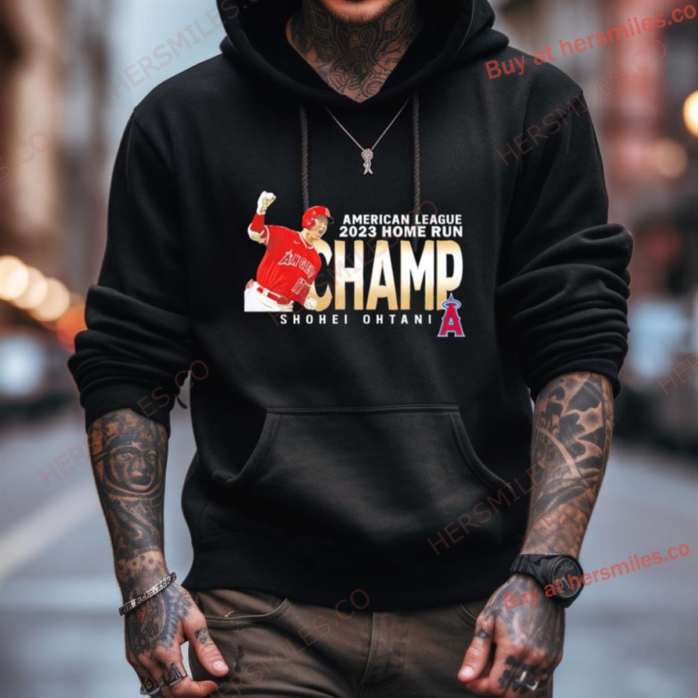 Shohei Otani American League 2023 Home Run Champion Shirt Shohei Otani American League 2023 Home Run Champion Shirt