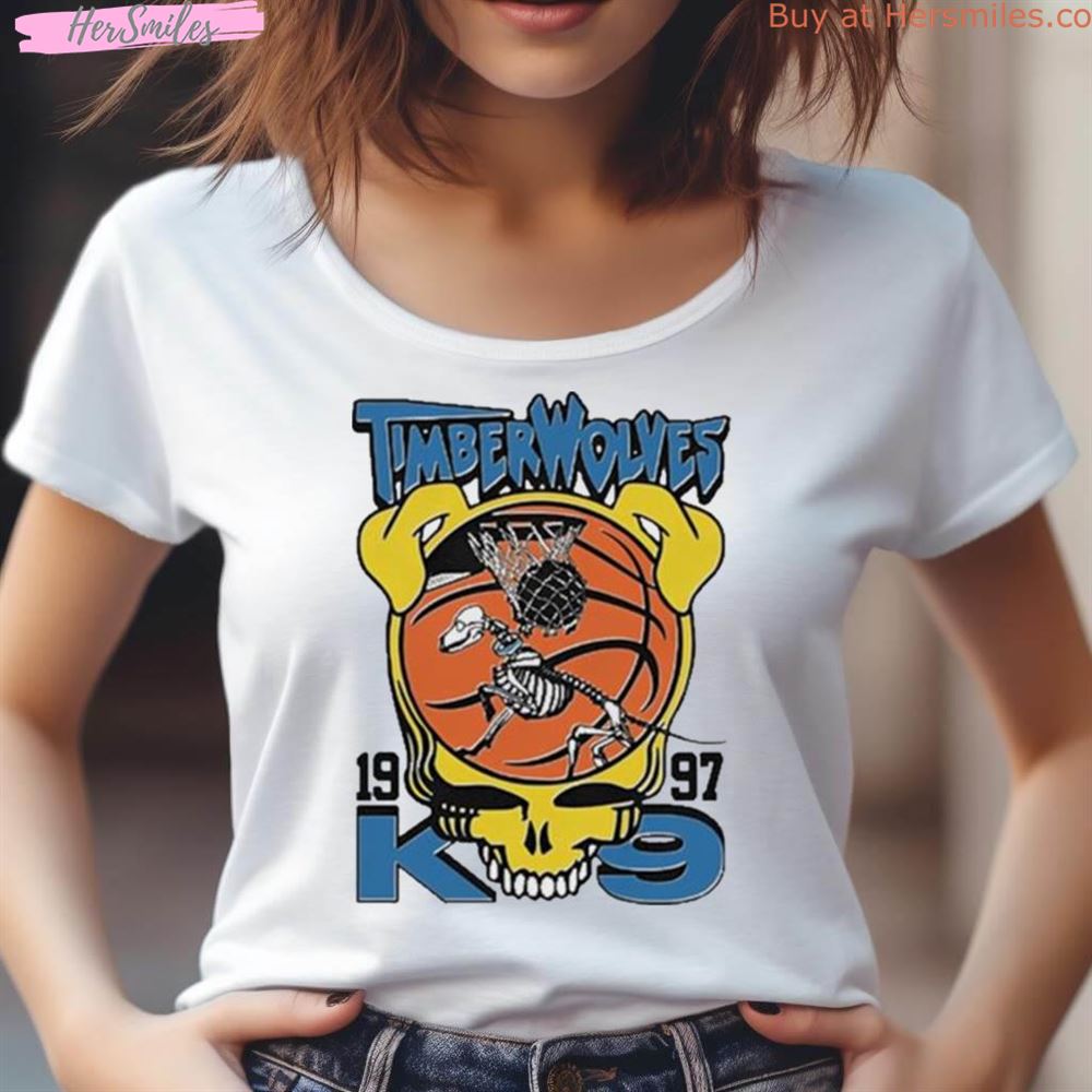 Skull Timberwolves 1997 K9 Shirt Skull Timberwolves 1997 K9 Shirt