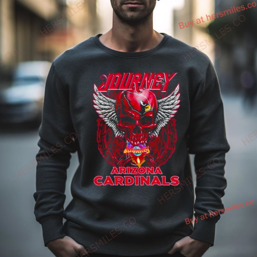 Skull Wings Journey Arizona Cardinals Shirt