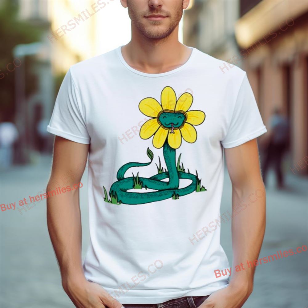 Snake Flower Funny Shirt