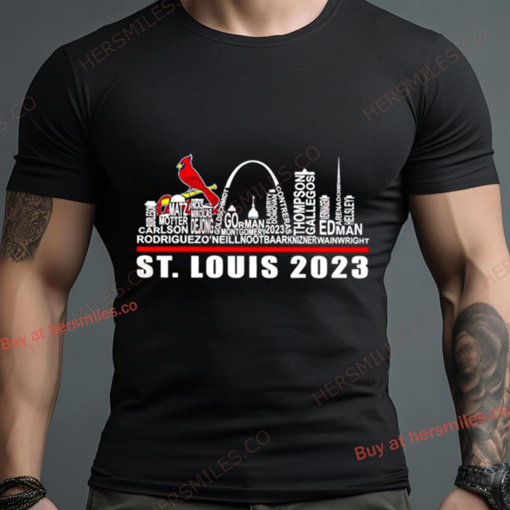 St. Louis Cardinals City Names 2023 Shirt