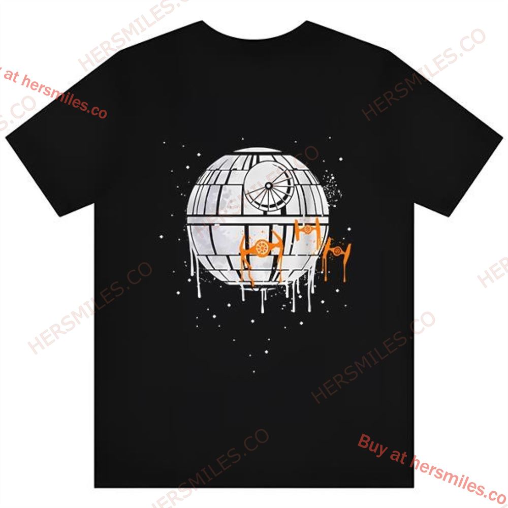 Star Wars Halloween Death Star Drip T-shirt