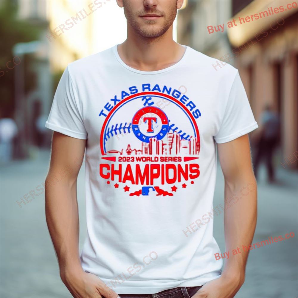 Texas Rangers 2023 World Series Champions Logo Shirt