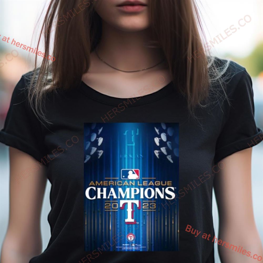 Texas Rangers Authentic 2023 American League Champions Shirt Texas Rangers Authentic 2023 American League Champions Shirt