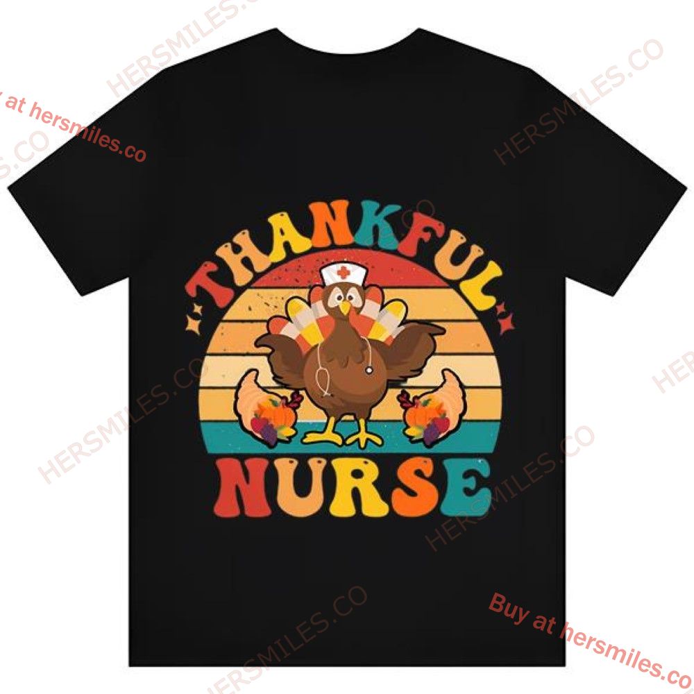 Thanksgiving Fall Nurse T-shirt