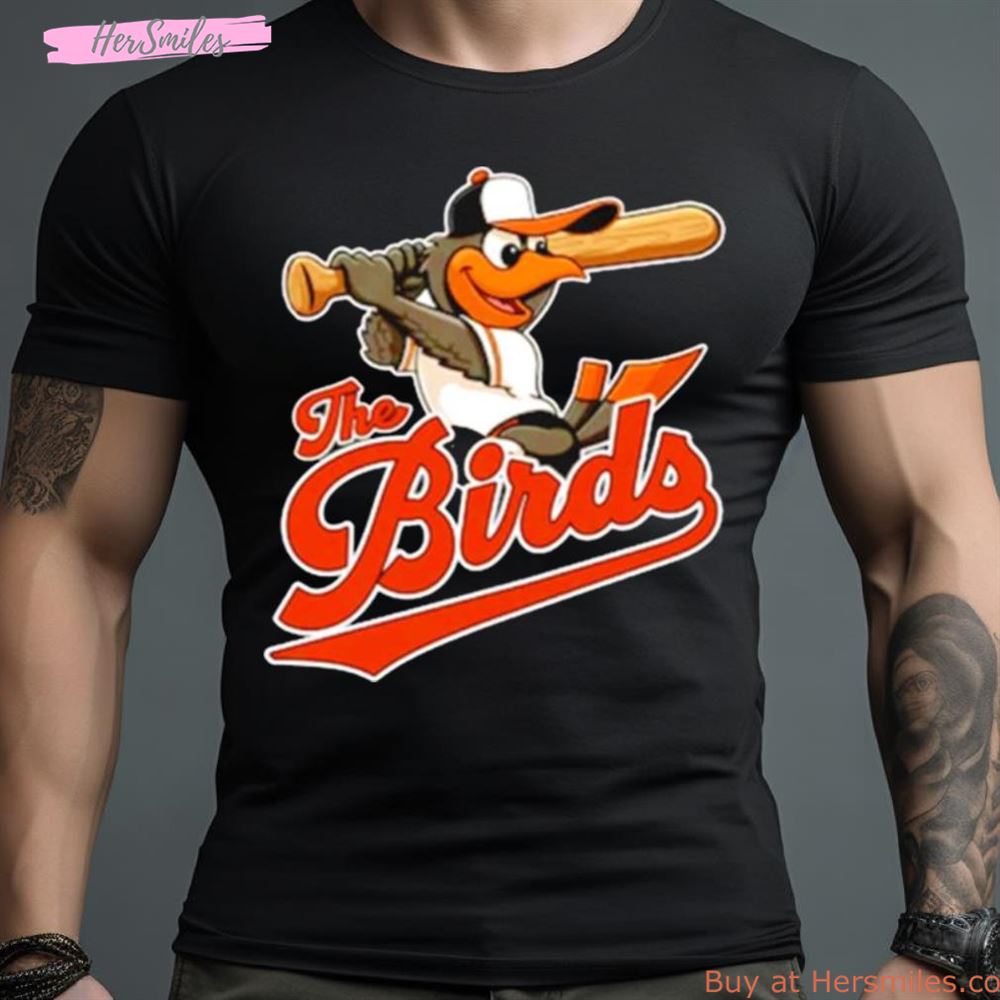 The Oriole Birds Baseball Mascot Shirt