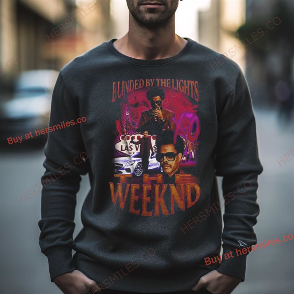 The Weeknd Retro Vintage Blinded By The Lights Shirt