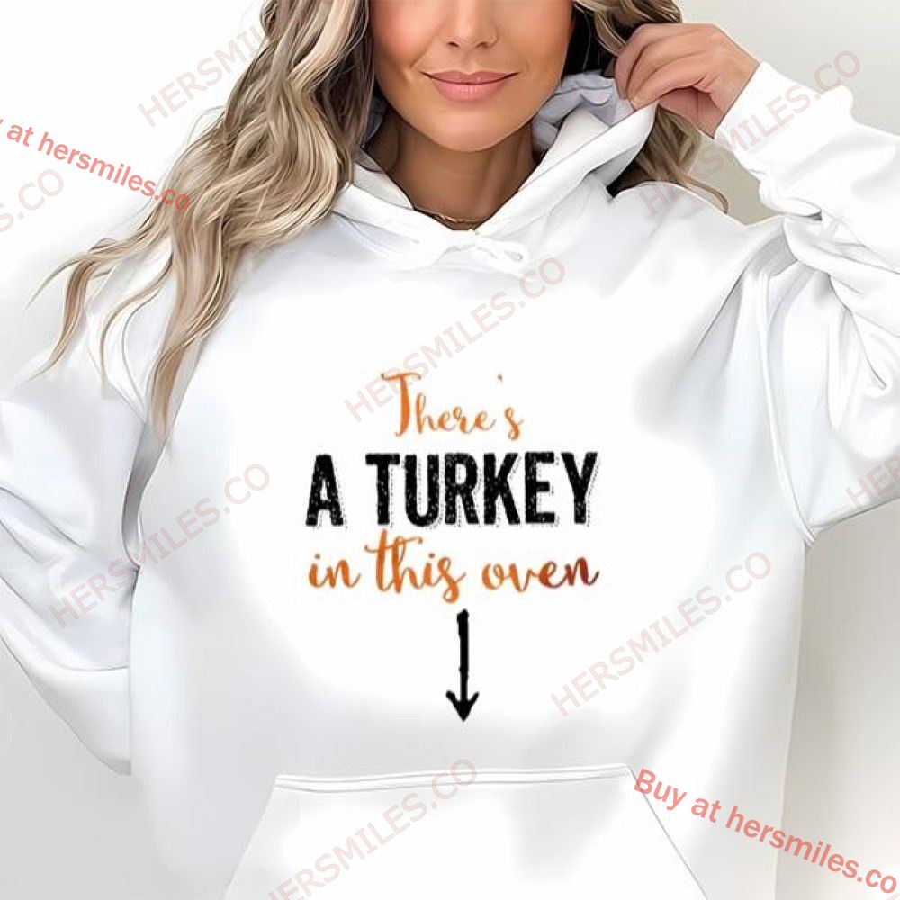 There Is A Turkey In This Oven Thanksgiving Couple Shirts There Is A Turkey In This Oven Thanksgiving Couple Shirts