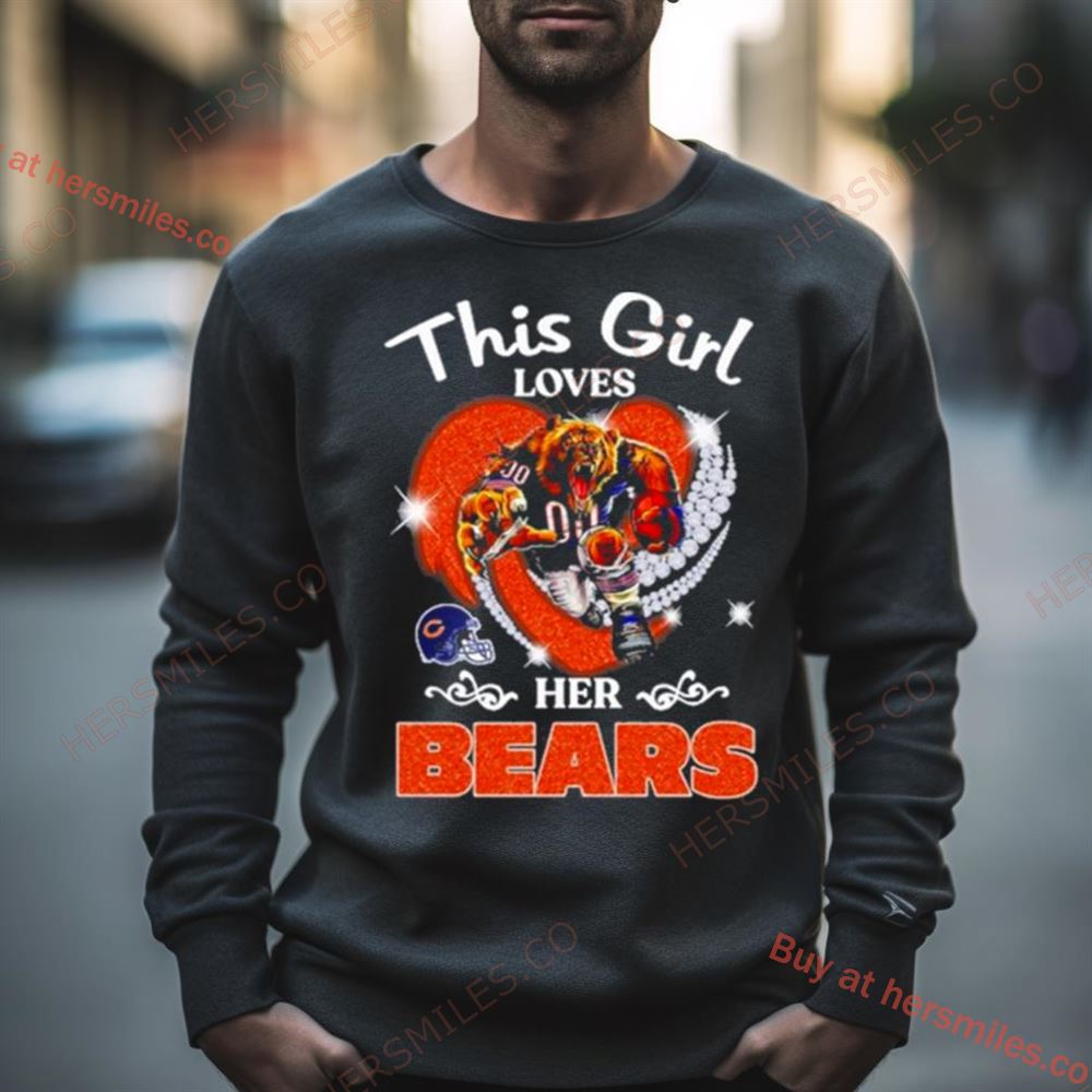 This Girl Love Her Chicago Bears Mascot Shirt