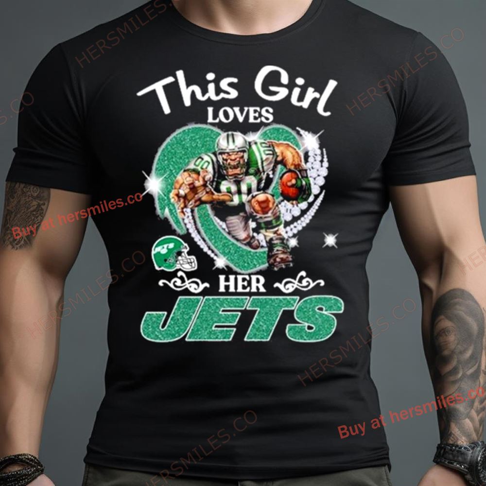 This Girl Love Her New York Jets Mascot Shirt