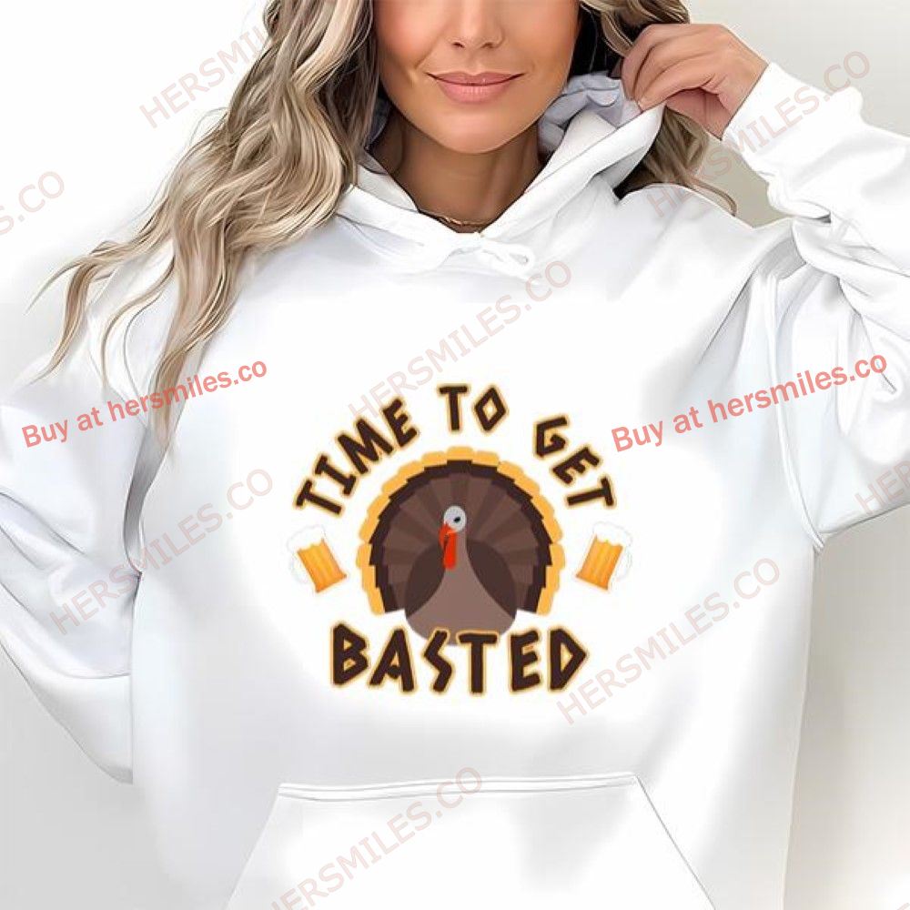 Time To Get Basted Thanksgiving Gift T-Shirt Time To Get Basted Thanksgiving Gift T-Shirt