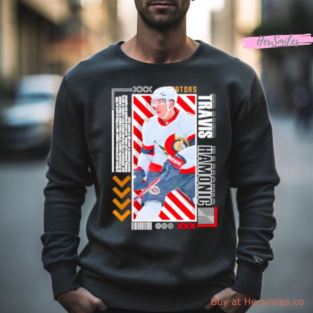 Travis Hamonic Hockey Paper Poster Senators Shirt