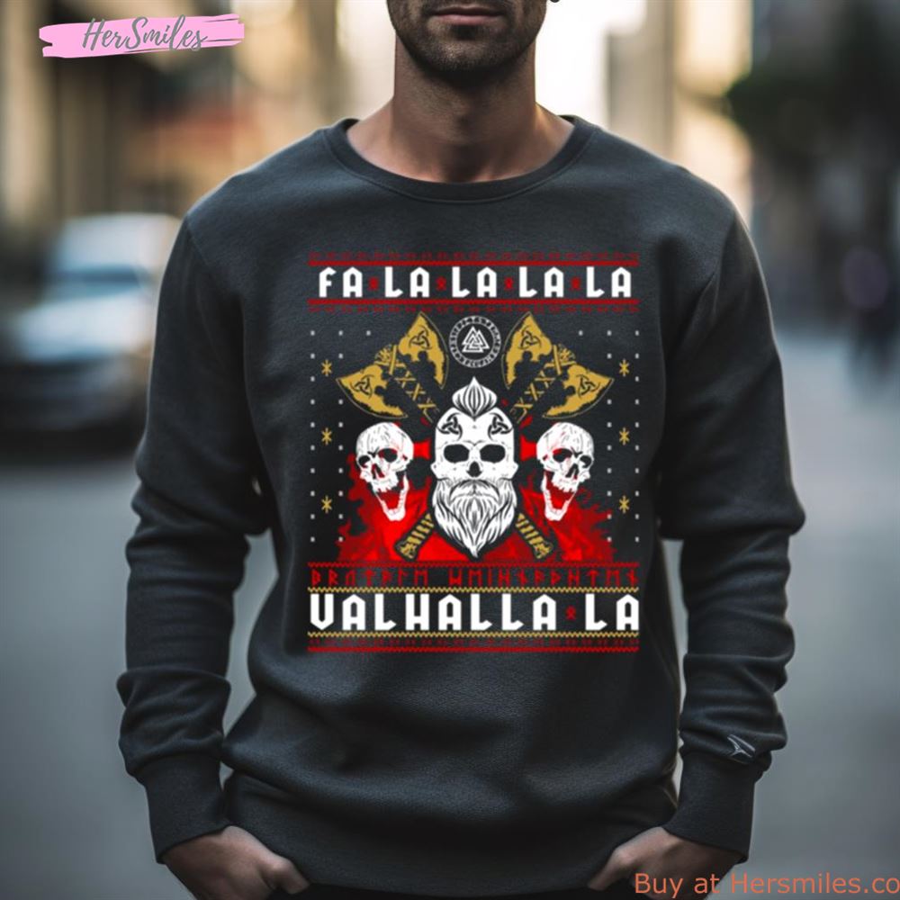Viking Warrior Odin Christmas Valknut Ragna Shirt