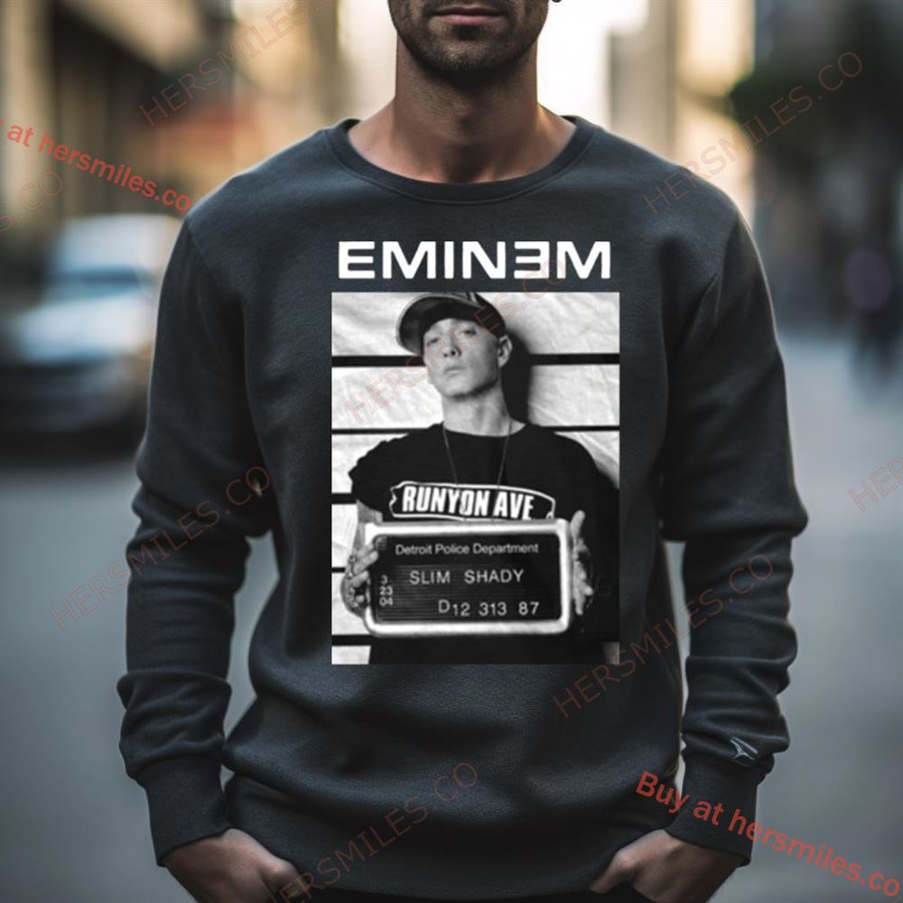 Vintage Eminem Mugshot Bloody Horror Shirt