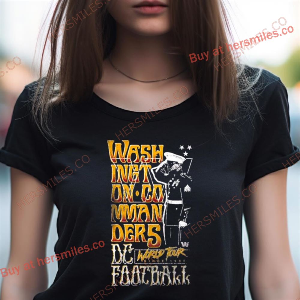 Washington Commanders The Wild Collective Unisex Tour Band Shirt Washington Commanders The Wild Collective Unisex Tour Band Shirt