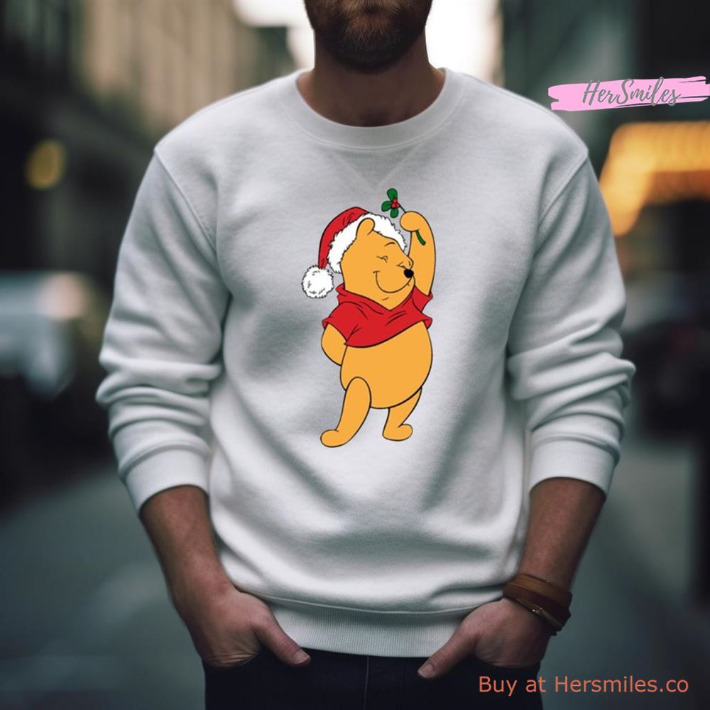 Xmas Art Winnie The Pooh Shirt