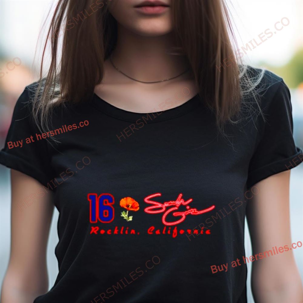 16 Sarah Giles Rocklin California Shirt 16 Sarah Giles Rocklin California Shirt