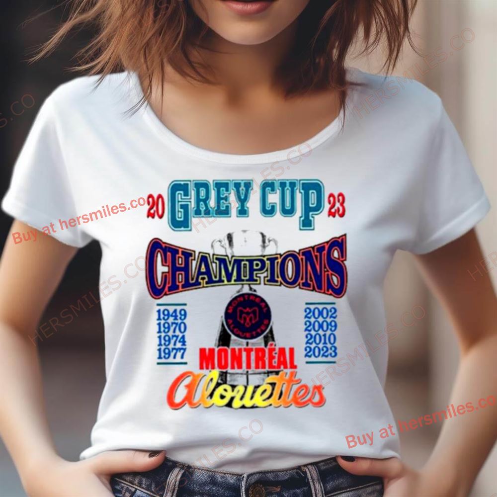 2023 Grey Cup Champions Montreal Alouettes Shirt 2023 Grey Cup Champions Montreal Alouettes Shirt