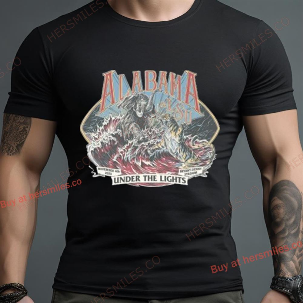 Alabama Crimson Tide Vs Lsu Tigers Under The Lights November 4Th 2023 Shirt