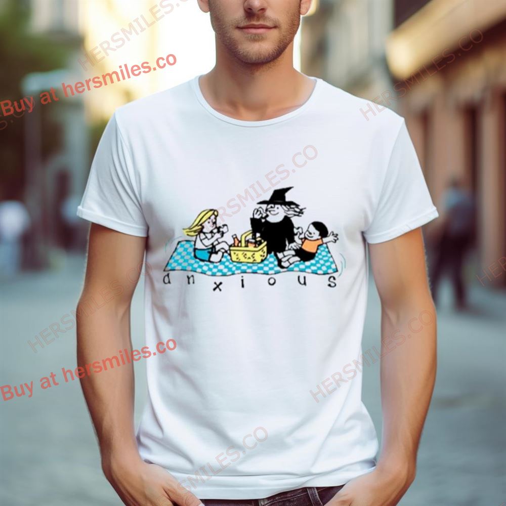 Anxious Witch Picnic Art Shirt