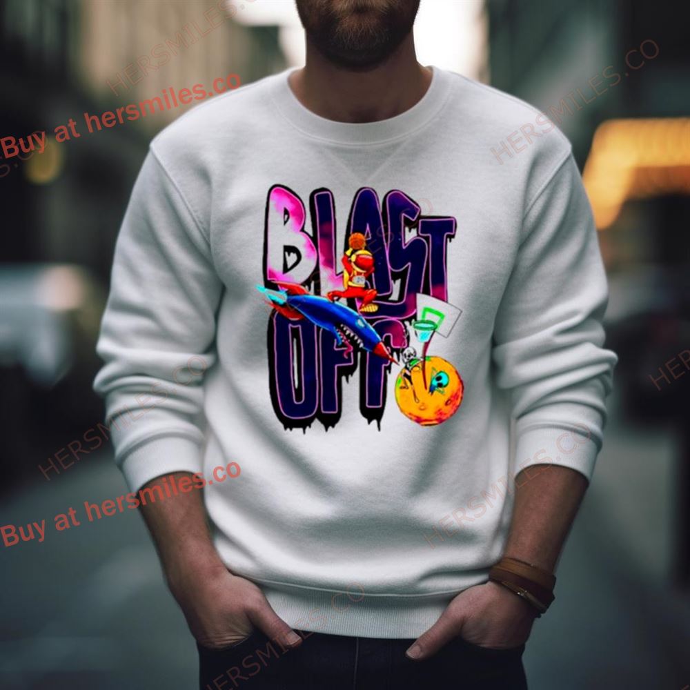 Basketball Rockets Blast Off Shirt