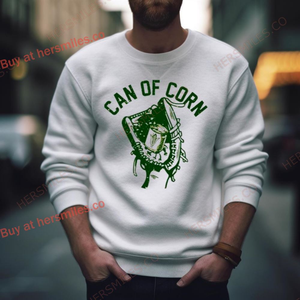 Can Of Corn Baseball Shirt