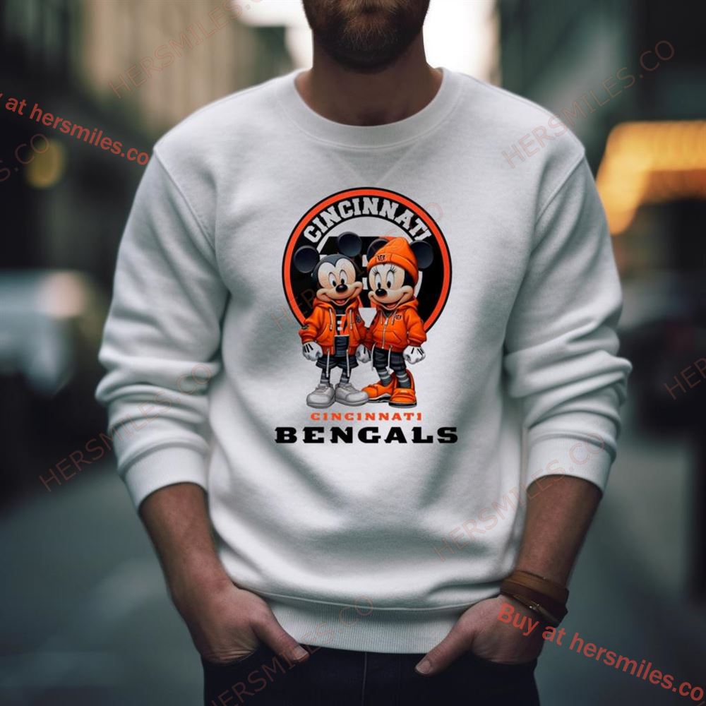 Cincinnati Bengals Mickey Mouse Shirt