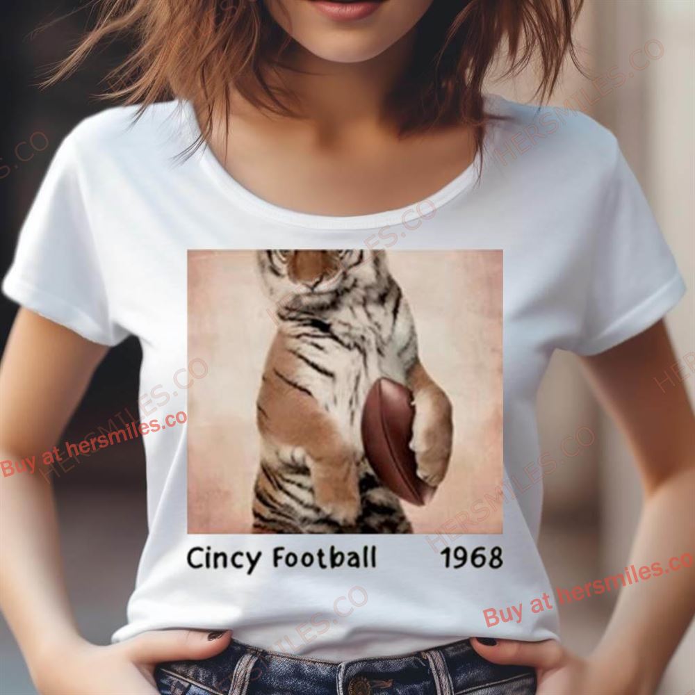 Cincy Football 1968 Era Shirt Cincy Football 1968 Era Shirt