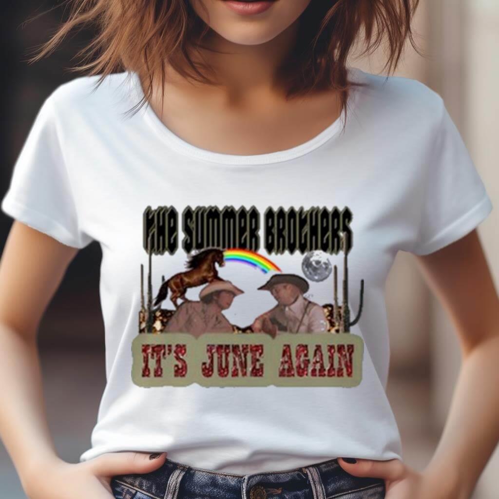 Cowboys Horse The Summer Brothers It'S June Again Shirt Cowboys Horse The Summer Brothers It'S June Again Shirt