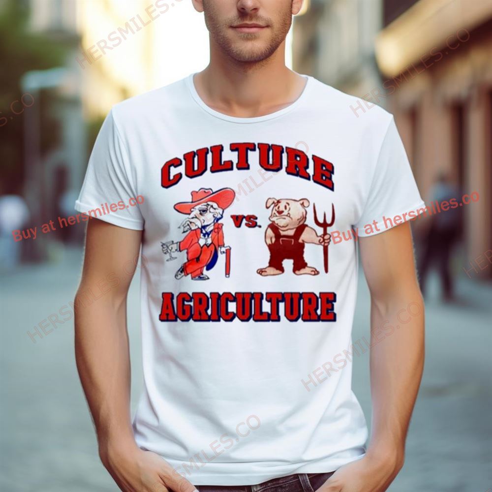 Culture Vs Agriculture Cartoon Shirt